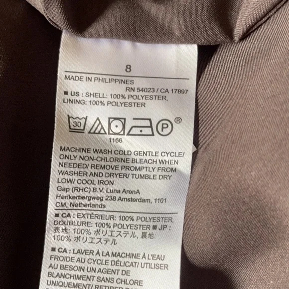 Banana Republic Black and Tan Midi Dress - NWT! 🤎 - Picture 10 of 12